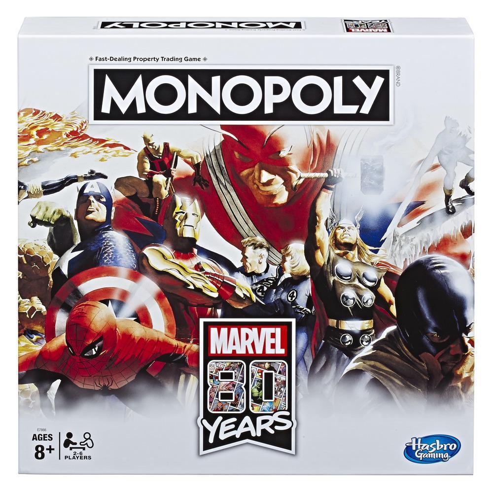 Jogo Monopoly: Marvel 80 Anos Jogo de Tabuleiro Hasbro E7866