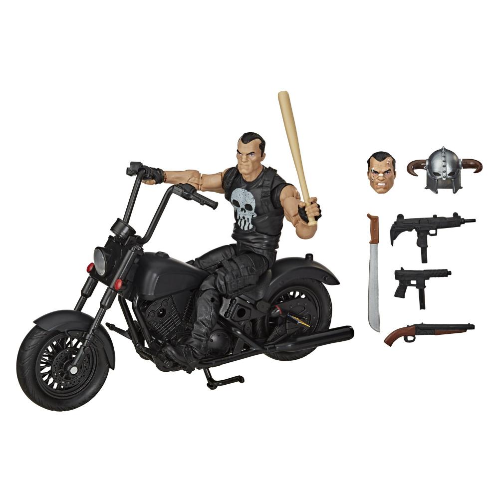 Marvel Legends Series The Punisher (Justiceiro) Figure With Motorcycle ...
