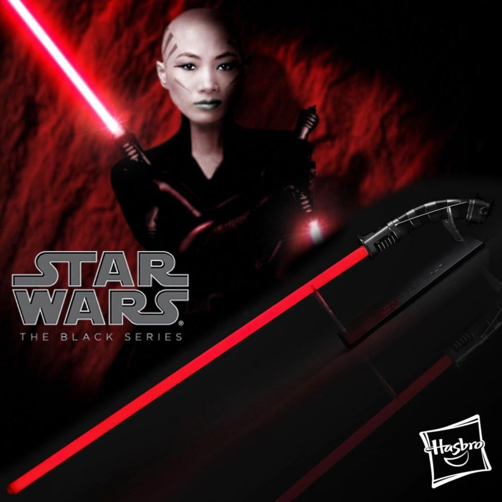 STAR WARS - SABRE LASER ASAJJ VENTRESS FX (HASBRO - THE BLACK