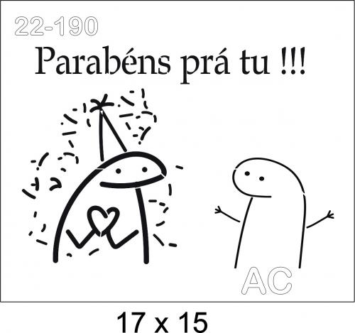 Estêncil Diananicy Nº 79 - Stencil Flork Meme - Apaixonado Amor Bento -  Diananicy