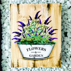 kit Flowers Garden 21 kit stencil- 153