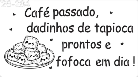 Stencil  Café passado , tapioca  26-284