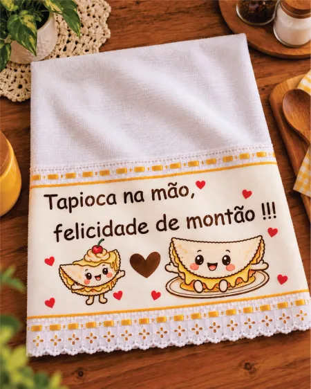 Stencil Tapioca na mão, felicidade de montão! 26-280