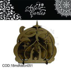 Peàas Decorativa de NATAL MANJEDOURA LUMINOSA - 18mdfdecn051