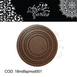 Aplique Moldura REDONDA - 18mdfapmod001