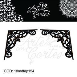 Aplique em Cantoneira Arabesco 18mdfap154