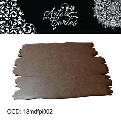 Placa em MDF 3mm RETANGULAR  18mdfpl002