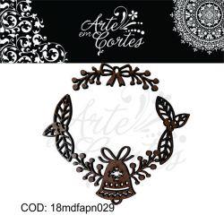 Aplique de GUIRLANDA DE NATAL 18mdfapn029
