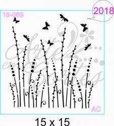 Stencil Fundo folhas 18fd069