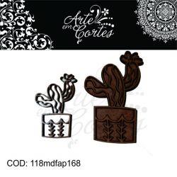 Aplique  Cactos e Suculentas - 18mdfap168