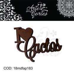 Aplique   Cactos e Suculentas - 18mdfap183