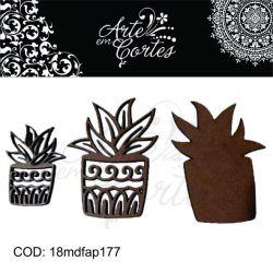 Aplique  Cactos e Suculentas - 18mdfap177