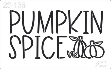 Stencil  Abóbora -pumpkin   26-138