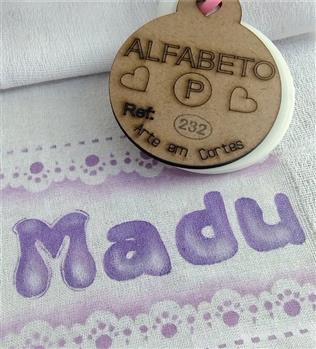 Stencil  ALFABETO de A a Z  25-232
