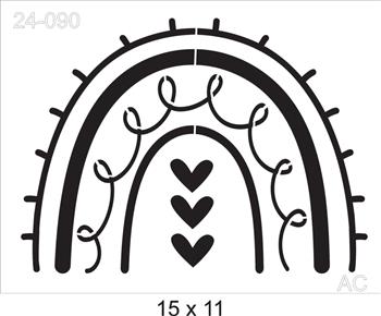 Stencil Arco Iris 24-090