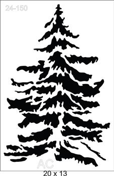 Stencil Arvore de  Natal 24-150