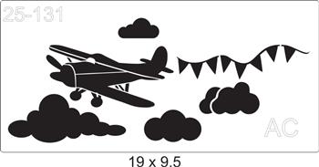 Stencil  Avião 25-131