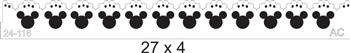 Stencil Barrado Minnie/Michey  24-116
