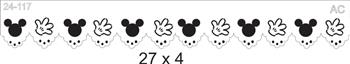 Stencil Barrado Minnie/Michey  24-117