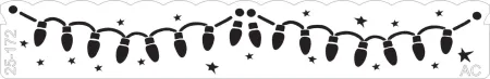 Stencil Barrado Natal Pisca Pisca   25-172