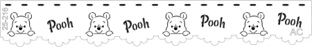 Stencil Barrado Ursinho Pooh  25-216
