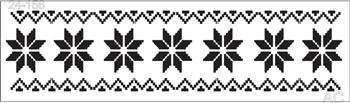 Stencil barrinha Natal  24-156