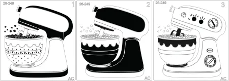 Stencil Batedeira Vintage 26-249