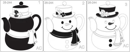 Stencil Bule Boneco de Neve - Natal 26-244