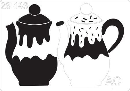 Stencil Bule com confeitos 26-143