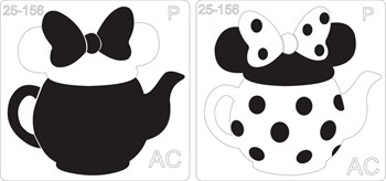 Stencil Bule Minnie    25-156
