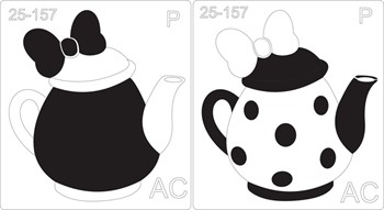 Stencil Bule Minnie    25-157