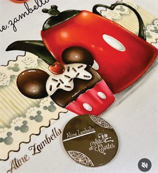 Stencil  Bule Minnie/Michey 24-187