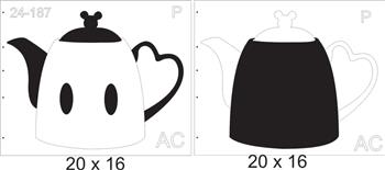 Stencil  Bule Minnie/Michey 24-187