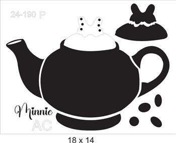 Stencil  Bule Minnie/Michey 24-190