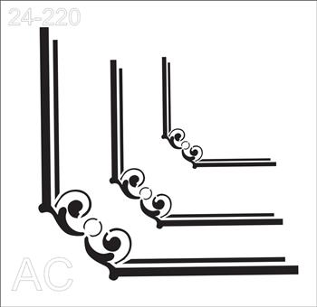 Stencil Cantoneira  24-220