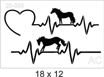Stencil Cavalo  25-093