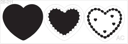 Stencil cookies / biscoito 26-211