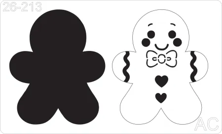 Stencil cookies / biscoito / ginger - Natal 26-213