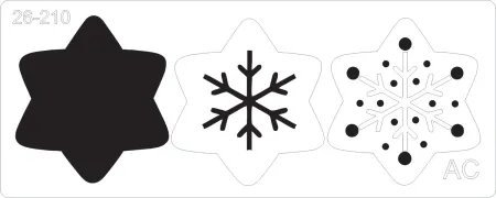 Stencil cookies / biscoito - Natal 26-210