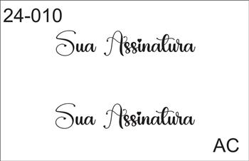 Stencil de Assinatura Personalizado - 24ass-010