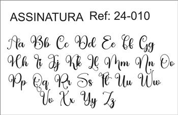 Stencil de Assinatura Personalizado - 24ass-010