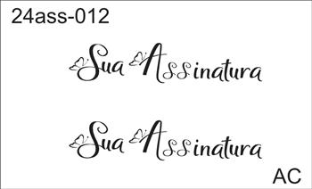Stencil de Assinatura Personalizado - 24ass-012