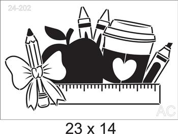 Stencil Dia do Professor  24-202