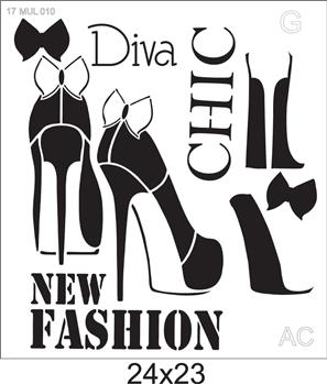 Stencil DIVA 17mul010