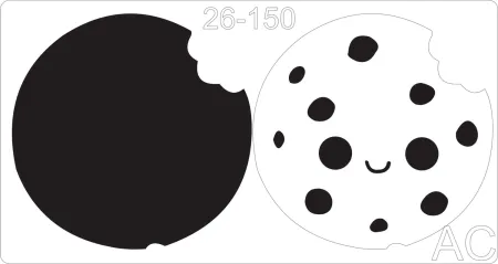 Stencil  donut c/ carinha 26-150