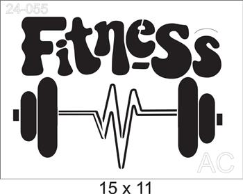 Stencil Fitness  Ref: 24-055