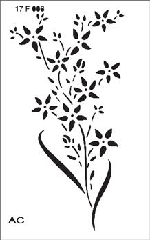 Stencil FOLHAS E GALHOS COD: 17f006