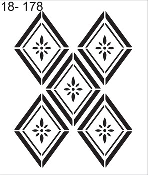 Stencil Fundo em arabesco 18f178