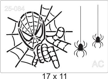 Stencil Homem Aranha ( Super Heróis) 25-084