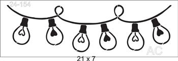 Stencil Lampadas  24-154